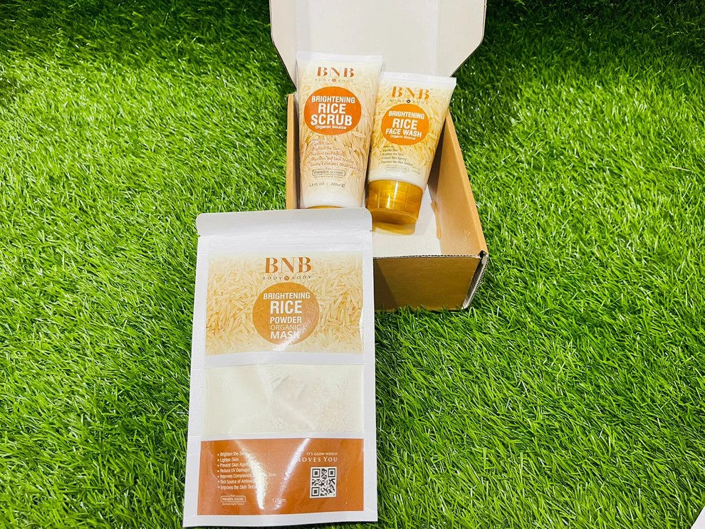 Rice Extract Facial Kit For Bright & Glowing Skin